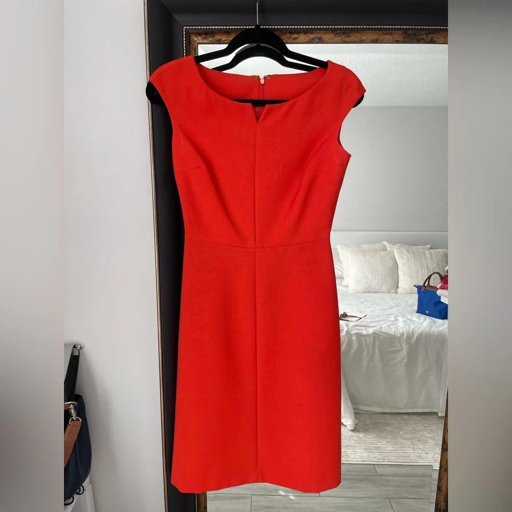 Tory Burch Orange Poppy Sheath Dress – Size 0